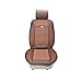 Produktbild UR URLIFEHALL Braun Kompatibel Universelle Full Front Hinten Silk PU Stoff Autositz Kissenbezug