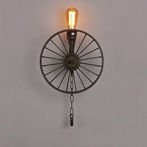 Preisvergleich Produktbild DE- E27 Industrial Retro Wandleuchte Loft Kreative Persönlichkeit Restaurant Bar Eisen Wasser Rohr Wandleuchte , Single Head