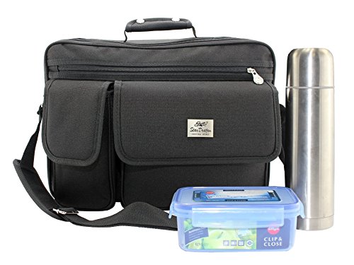 Businestasche Aktentasche Arbeitstasche Schultasche Messenger Bag Tasche Umh  ngetasche Messenger Bag Schultertasche  Schwarz 