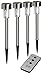 Produktbild Ranex 5000.402 Solargartenstecker 4-er Set mit Fernbedienung