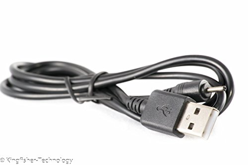 Kingfisher Technology USB-Ladekabel 90 cm, 5 V, 2 A, PC-Ladekabel-Adapter 22 AWG, schwarz, für Nokia 2720 Klapphandy - 2