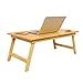 Produktbild Schreibtisch DH® Folding Multipurpose Laptop Stand Tisch Frühstück Tablett Study Table Portable Bar Schlafsaal Home Office Park Garten (größe : 60 * 40 * 25)