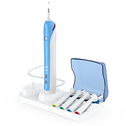 Zahnbürstenhalter für Oral-B Elektrozahnbürsten Poketech Oral B Ständer für 4 Aufsteckbürsten, Ladegerät & Elektrische Zahnbürsten - 5