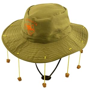 Australian Hat with Corks Traveller Explorer Expedition Fancy Dress Party Item