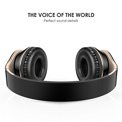 Sound Intone I65 plegable auriculares con cable de audio de 3 5 mm peso ligero lo largo de la oreja los auriculares auriculares con control de volumen en l nea y micr fono para PC Iphone Ipad Samsung Android Negro Oro reviews Sound Intone I65 plegable auriculares con cable de audio de 3 5 mm peso ligero lo largo de la oreja los auriculares auriculares con control de volumen en l nea y micr fono para PC Iphone Ipad Samsung Android Negro Oro