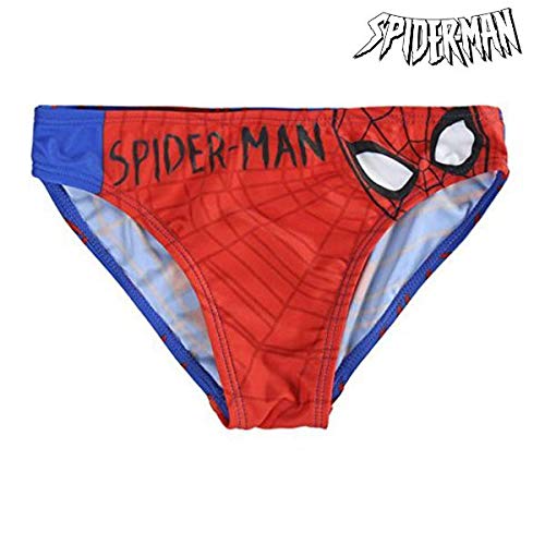 Spider-Man 2200002701 Slip, Maillots de bain, Garçon, Rouge (4 ans)
