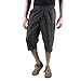 0-Degree Shorts 3by4 knee length Three Fourth Capri Men Chinos Classic Cotton Bermuda Grey 30 (3by4ClassicSoloGrey) RS.899.00