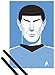 Produktbild 1art1 Poster + Hanger: Star Trek Poster (91x61 cm) Mr Spock Pop Art, 50 Jahre Inklusive EIN Paar Posterleisten, Schwarz