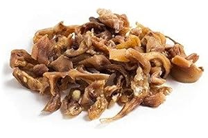 Pawkaboo® Natural Dog Treats - Air Dried Pigs Ear Strips and Inner Ears Bites Dog Chews Treats Food | Perfect for Puppies | 1kg Pack (50-55 Pieces) 100% Natural