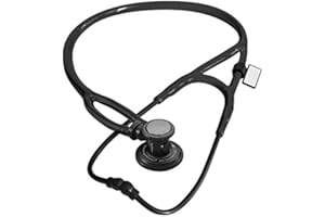 Stéthoscope Sprague-X Rappaport - Pavillon Double Et Interchangeable (Pour Adulte, Enfant, Nourrisson) - MDF Instruments - Noir BlackOut - (MDF767X-BO)