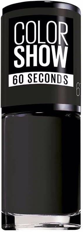 MAYBELLINE Laca de Uñas, Tono 667 Blackout, 7 ml (Paquete de 1)