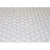 Abeil - Sur-Matelas Mousse Alvéolée - Blanc - 140 x 190 x 6 cm