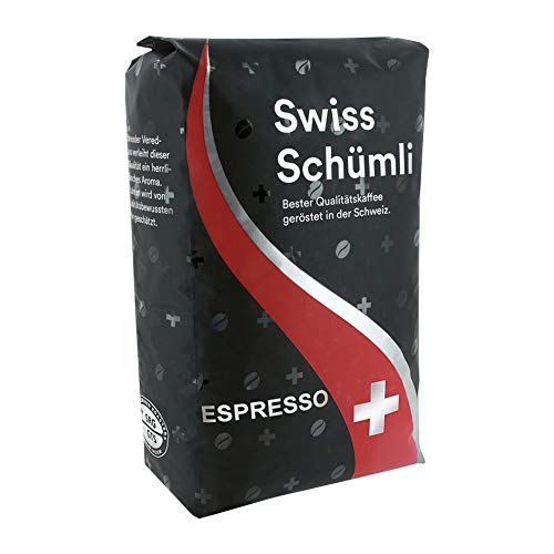 Bogen Kaffee Swiss Schümli Espresso 1000 g Bohnen, 1er Pack