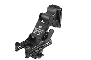 Boxwizard Rhino Mount Lunettes de Vision Nocturne Casque Tactique Partie Lunettes de Vision Nocturne Casque Rhino Arm Mount pour PVS 7 PSV 14(Le Noir)