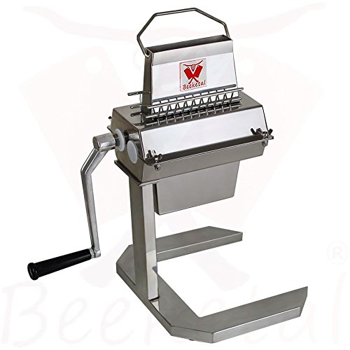 Beeketal BT-Silver 125 Profi Gastronomie Handsteaker mit 11 x 2 Messerreihen aus Edelstahl für optimales Steaken
