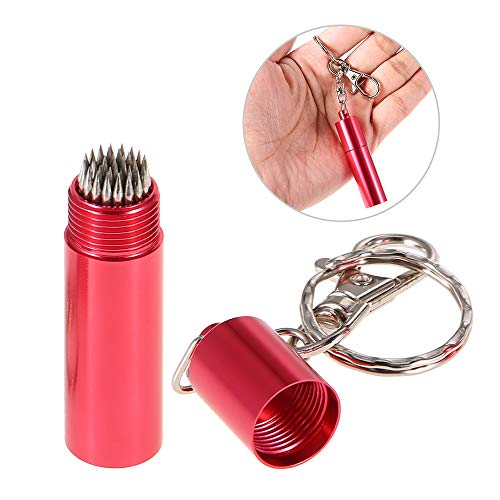 Lixada Cue Stick Picker Cue Astuce Shaper Billard Pool Astuce Réparation Outil Cue Astuce Pick Pricker Outil (Rouge)