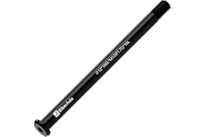 BIBERAXLE Axes enfichables de 12 mm pour fourches de vélo et cadre de vélo arrière, VTT et vélos de route Axe adaptateur de moyeu en alliage d'aluminium, pas de filetage : 1,75 mm, longueur : 122 / 166 / 171 /