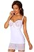 Produktbild PariPari Vesta Unterkleid, eng anliegend, mit Spitze und Schleife, Figur betonend weiß Größe M