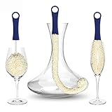 ★ Para limpiar áreas de difícil acceso. Contiene un pincel para cada uso: decantadores y jarras, copa de vino y vasos acanalados. Ideal para limpiar una variedad de otros artículos como biberones para bebés, jarras de cerveza, copas para el cuello, botellas de agua reutilizables, botellas para deportes, botellas de acero inoxidable y más