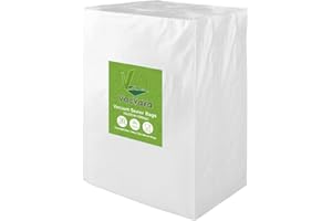 ‎VACYAYA VacYaYa 100 Beutel 15x25cm Vakuumier Beutel Vakuumbeutel für Lebensmittel,BPA-Frei Sous Vide Vakuumierbeutel Beutel für Vakuumierer und Folienschweißgeräte Geeignet
