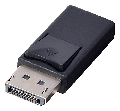 Lindy 41089 DisplayPort Standard-DP auf Mini-DP Adapter schwarz