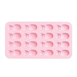 Moule en silicone en forme d'ananas pour pâte à sucre, chocolat, sucre, Pink