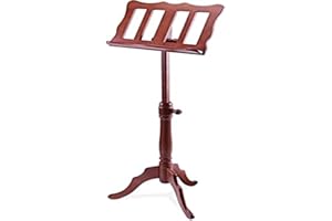 K&M Konig & Meyer All Wooden Music Stand - Walnut Finish