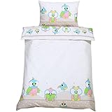 Kinderbettwäsche Bettwäsche Baby Kinder Decke Kissen Bezug 100x135 Design 9 NEU