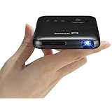 Mini Android Pico Cinema Projektor von Aodin Wireless Bluetooth HDMI Eingang mit Keystone Korrektur unterstützt HD 1080P für Heimkino , Draußen und kleine Meetings