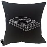 Plattenspieler Kissen Musik Schallplattenspieler