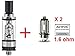Produktbild 100% HERKUNFTSGARANTIE Justfog Q16 Clearomizer 1 + Packung von 2