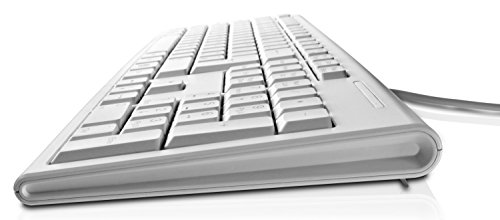 V7 KU100UKWHT Standard Tastatur (Englisch, UK, English, USB, Media-Hot-Keys) weiß - 3