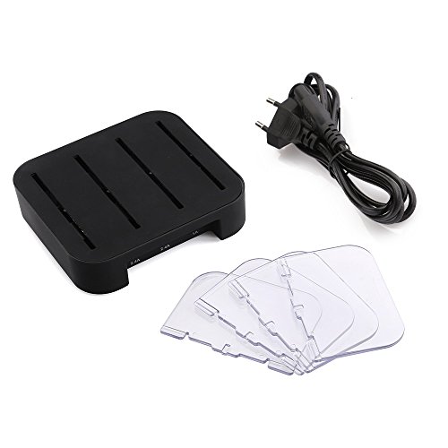 Lenuo 3 Porte Stazione di Ricarica USB Stazione Ricaricabile Ricarica Veloce Multi Dispositivo di Supporto per iPhone Smartphone Android Windows Phone Tablet iPad