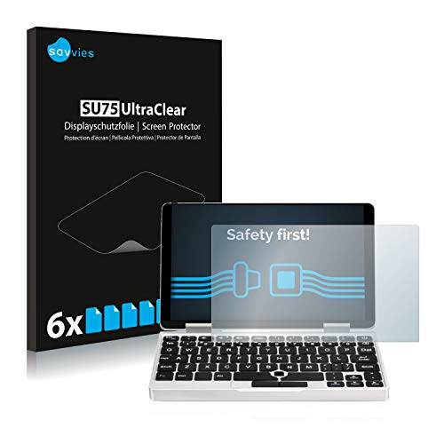 Savvies Screen Protector compatible with One Netbook One Mix Yoga Protection Film Clear (6 Pack)
