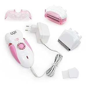 Carejoy 3 in 1 Multifunctional Women's Epilator for Bikini Body Underarm Rechargeable Electric Epilator LED Light Lady… - Image 6