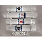 RO Service Parts - Quickfit RO Membrane 75 GPD Filter + 2 Carbon Filter + 1 Sediment Filter + 9 Push Fit Fittings