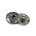 Produktbild Fayre Fairy Metall mit Button Verschlüsse Verschluss, ideal für die press-stud Verschluss Geldbörse Handtasche Kleidung, Nähen Craft, 12 Stück Set 10 mm Gunmetal Black