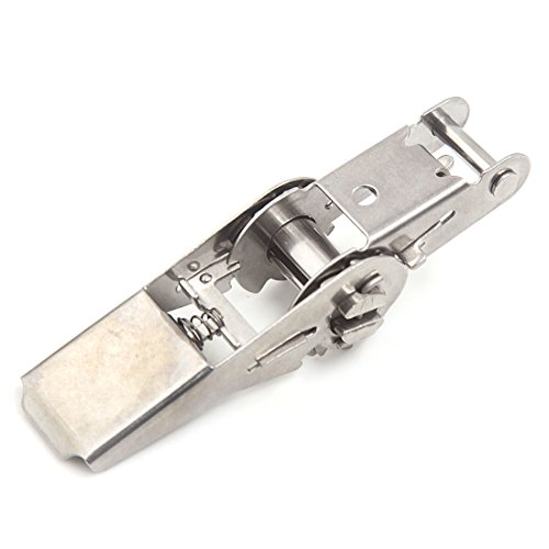 sourcingmap® Silber Ton Edelstahl Ratsche Schnalle für 25mm Breite Ladungssicherung Gurt - 5