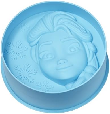 Gedalabels Baking pan Disney Frozen-Elsa of Silicone in blue, 20 x 20 x 4.5 cm