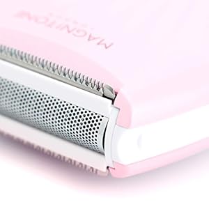 Magnitone GoBare! Rechargeable Waterproof Compact Mini Lady Shaver for Legs, Underarms and Bikini Line (Pink) - Image 3