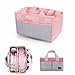 Produktbild Baby Windel Caddy Organizer, Kindergarten Lagerplatz für Flaschen, Windeln, Spielzeug, Snacks und Baby-Essentials – 26 x 18 x 15 cm