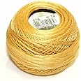 DMC Cotton Perle Thread Size 12 676 - per 10 Gram Ball