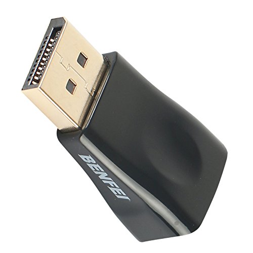 benfei aktiver DisplayPort zu VGA Adapter, DP Display Port zu VGA Konverter Stecker auf Buchse vergoldet Kordel für Lenovo, Dell, HP, Asus