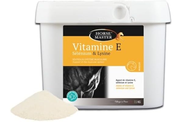 Vitamine E cheval + Sélénium + Lysine pour la protection et la récupération du système musculaire 1 kg