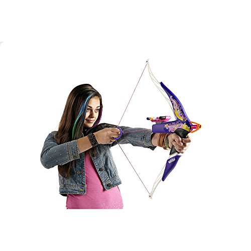 Nerf Rebelle Heartbreaker Bow - Flame Purple Fire - Real Bow Dart Action