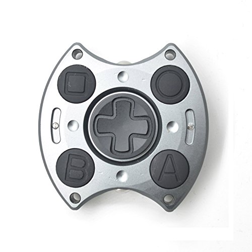 Banaroo Fidget Spinner Toy, EDC Round Hand Spinner Cube Fidget Toy with [Ceramic Bearing] [Exclusive Shape] [Fast and Silent Spin] [Over 1-3 minutes] [Ultra Durable] [Metal Body] Office Stress Relieve Killing Time Toys for Adults and Kids