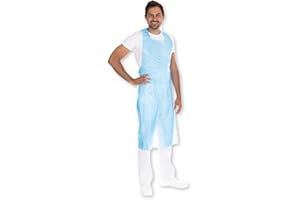 FRANZ MENSCH 1000 Stück Hygonorm Einwegschürzen ca. 12 my | HDPE, weiß, 12my, L: 125cm, B: 70cm, Einwegschürzen, Plastikschürzen, Einmalschürzen