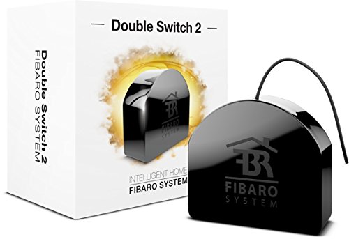 FIBARO 2 x 1.5 kW dispositivo interno doble 2 - Negro