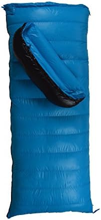 SUHAGN sleeping bag Outdoor Adult Super Light Duvet Bag Envelope Velvet Down Sleeping Bag Four Optional Couple Of Double Stitching Camping,Blue