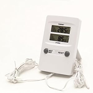 Thermo-und Hygrometer , digital , mit 2 Fühlern